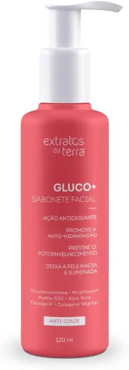 Sabonete Facial Gluco+ Para Peles Sensíveis e com Rosácea -130ml