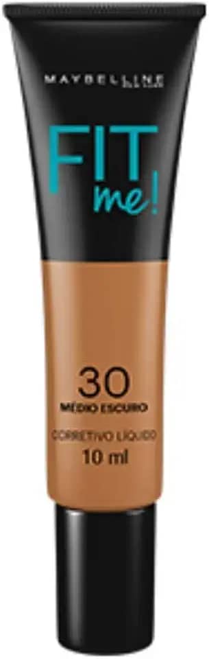 Maybelline NY Corretivo Líquido Efeito Matificador Fit Me 30 Médio Escuro, 10ml