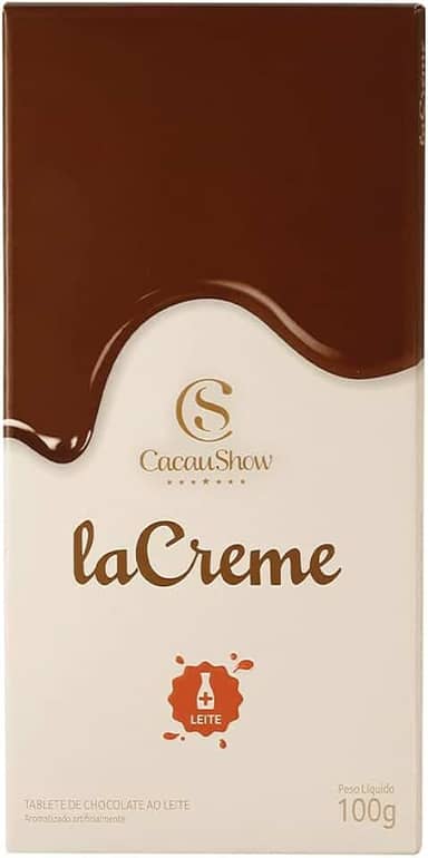 Tablete laCreme ao Leite 100g Cacau Show