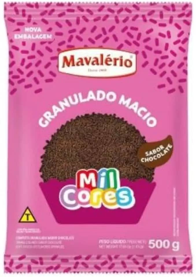 GRANULADO MACIO CHOCOLATE 500GMAVALÉRIO
