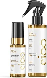 Protetor Térmico Fluído Sublime Eico-Pro 200ml e Óleo Finalizador Nutritivo Anti Frizz 30ml