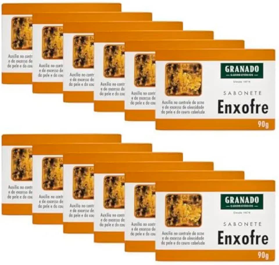 Granado Sabonete De Enxofre, 90g, 12 Unidades