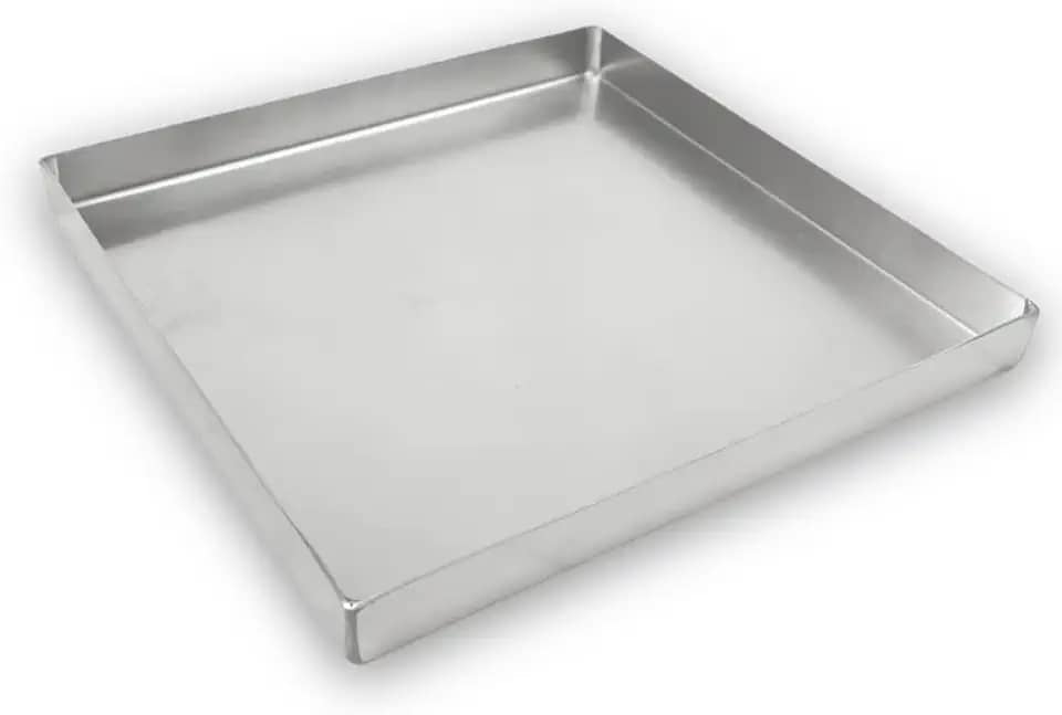 FORMA ASSADEIRA QUADRADA PARA BROWNIE 21X21X2 ALUMÍNIO