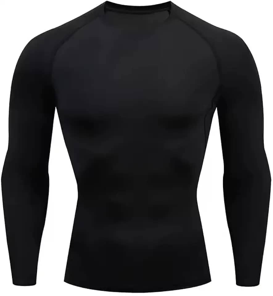 Blusa Compressão Segunda Pele Esportivo Flanelada Térmica Para O Inverno Frio Camisa Neve Masculino