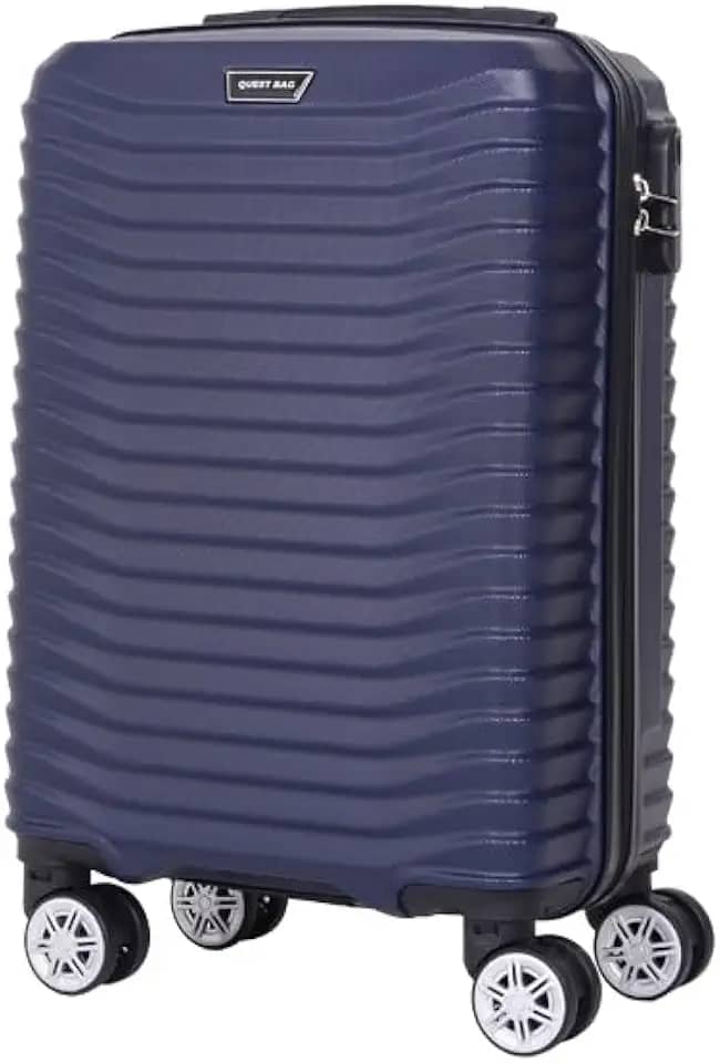 Mala De Viagem Bordo 10 Kg Abs 4 Rodas Duplas Cadeado Embutido (Azul)