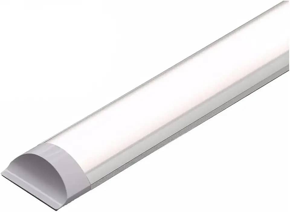Luminária Tubular Led 60cm Slim Branco Frio 6000k 20w Completa