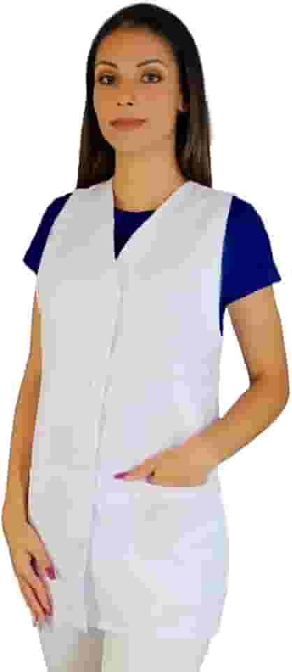 Jaleco Regata Feminino Branco Oxford