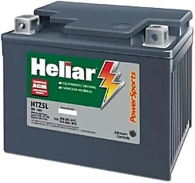 Bateria Moto HTZ5L CG 125/160 NXR 125 Heliar 4Ah Selada