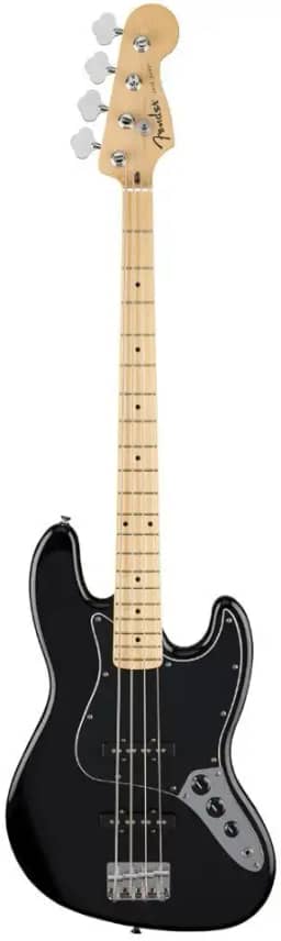 Fender Baixo Jazz padrão - preto, escala de bordo