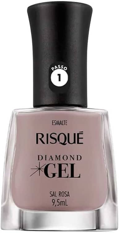 Risqué Esmalte Diamond Gel Sal Rosa Cremoso 9 5 Ml