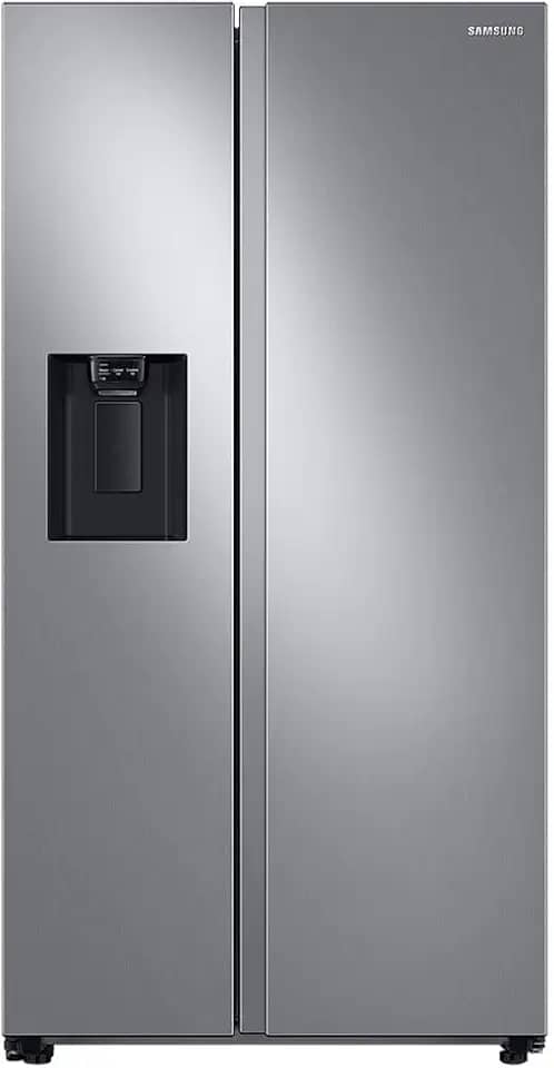 Geladeira Samsung RS60 Side by Side com All Around Cooling e SpaceMax 602L Inox Look 220V
