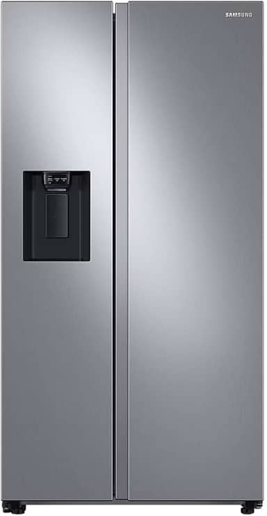Geladeira Samsung RS60 Side by Side com All Around Cooling e SpaceMax 602L Inox Look 220V