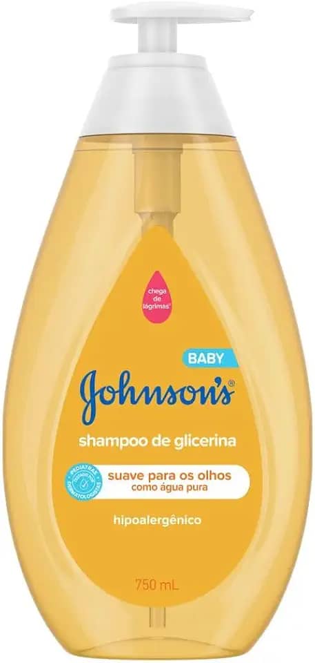 Johnson's Baby Shampoo Glicerina Para Bebê, 750ml