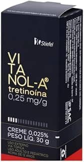 Vitanol A 0,025% Creme Clareador de Melasma e Manchas na pele 30g
