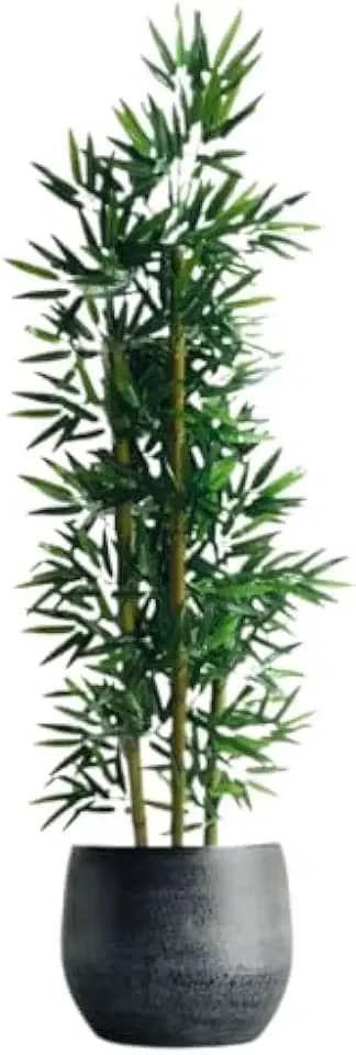 Planta Artificial Bambu Decoração Tronco NaturalDecorações modernas para a sala de estar, o escritório ou o jardim