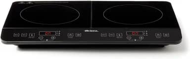 Ariete 1998, Cooktop de Indução 2 Bocas Touch Screen, Portátil, 2000W-1500W, 10 Níveis de pontencia, Panelas de até 27cm, 11 Programas Pre-definidos - 127V