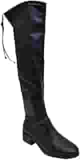 Bota Over The Knee Feminina Beira Rio – Estilo Montaria, Cano Alto, Confortável e Elegante (Preto, BR, Adulto, Numérico, 38)