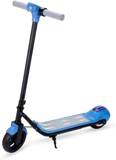 Patinete Infantil Elétrico 2 Rodas Com Luzes Led Bluetooth Integrado Kids Portátil Cor Azul Brinovar