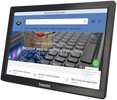 TV Digital Portátil LED 14 Polegadas com Entrada USB, AV, Antena, Fone De Ouvido Monitor Versátil com Tamanho Compacto Entretenimento para Carros, Vans e Demais Transportes