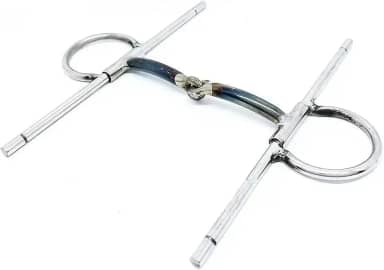 Freio Bridão Inox Bocal Partido Para Cavalo