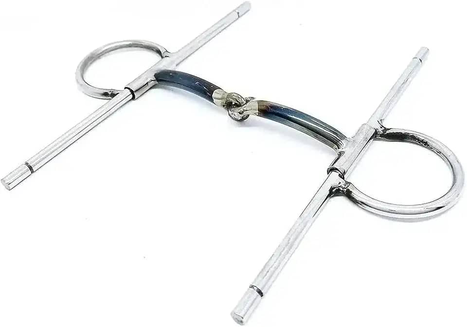 Freio Bridão Inox Bocal Partido Para Cavalo