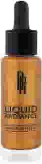 Black Radiance Iluminador Liquid Radiance, pó dourado, 30 ml