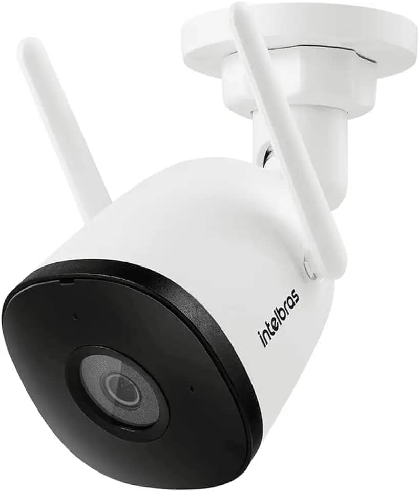 Câmera Inteligente Compatível com Alexa Wi-Fi Full HD iM5 SC Branco Intelbras