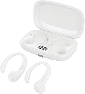 Fone Bluetooth 5.4 Esportivo – À Prova d’Água, Microfone Integrado e Redução de Ruído, Compatível com Diversos Dispositivos - Ideal para Corrida, Academia e Atividades Físicas