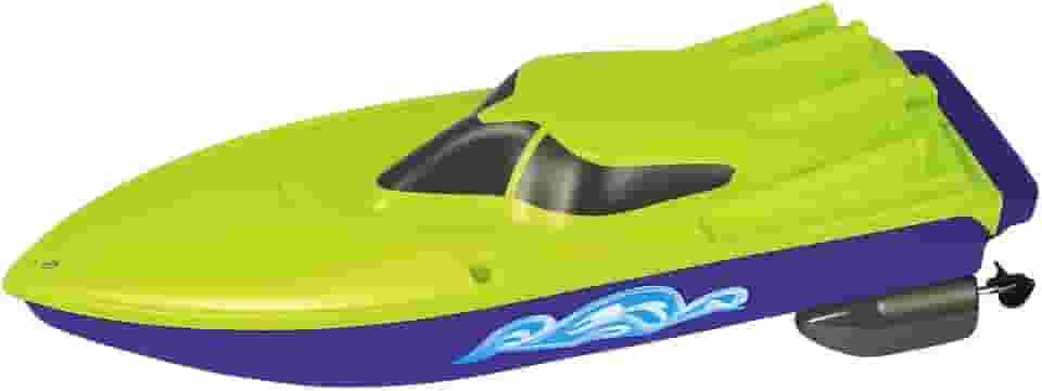 Super Lancha de Controle Remoto - Brinquedo Aquático - Velocidade e Diversão Garantida - Cores Verde/Roxo e Laranja/Cinza - Ideal para piscinas e lagos (Verde/Roxo)