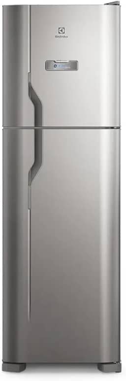 Geladeira Electrolux Frost Free 400L Efficient Turbo Freezer Duplex Inox Look (DFX44) 127 V
