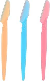 Kit de Navalha Lâminas Ferramentas de Depilação Esfoliante + Capa de Precisão - Sobrancelhas e Rosto