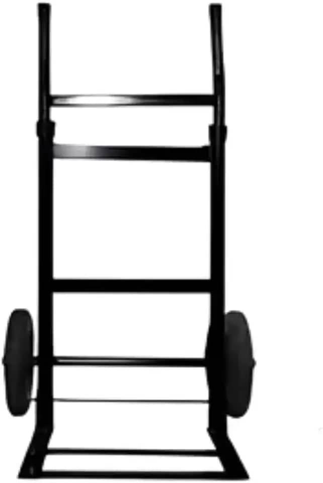 Carrinho De Carga Roda Maciça Dobrável Desmontável Portátil Resistente Grande 150 Kg