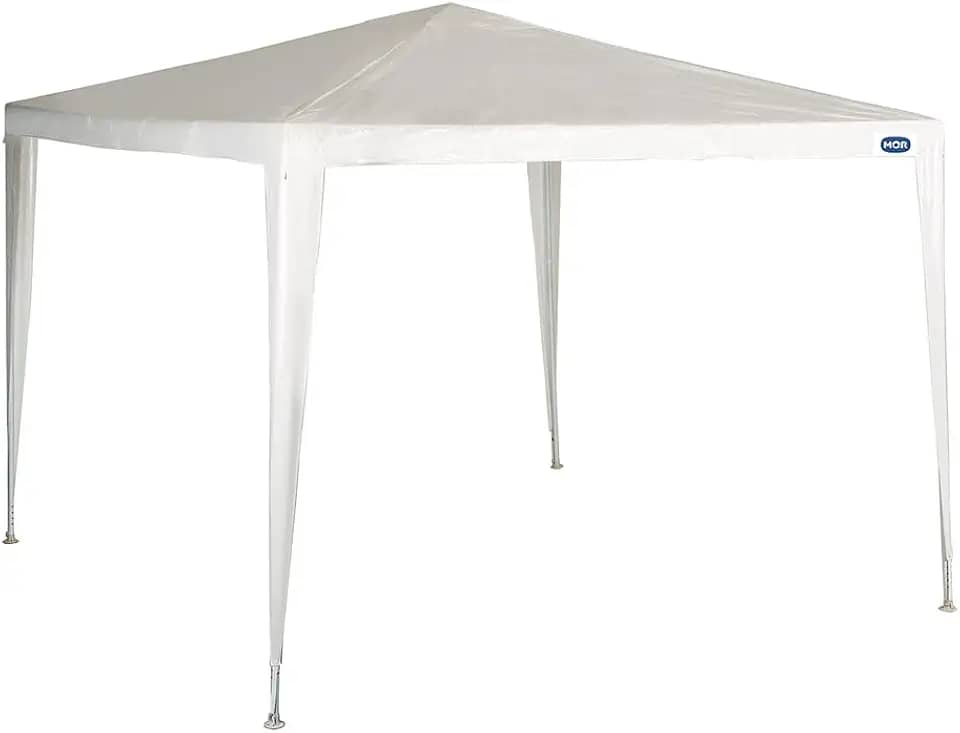 Mor - Gazebo Ráfia 3M X 3M Branco