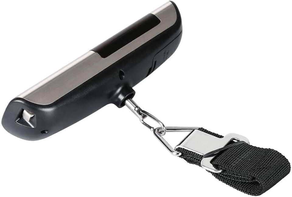 Geonav Balança Digital Portátil Viagem Bagagem até 50 Kg, com trena e medidor de nível