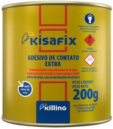 Adesivo Contato Extra 200g Kisafix
