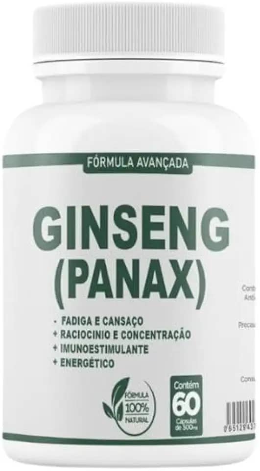 Ginsg. Pa 500mg 60 cáps - 1 Pote