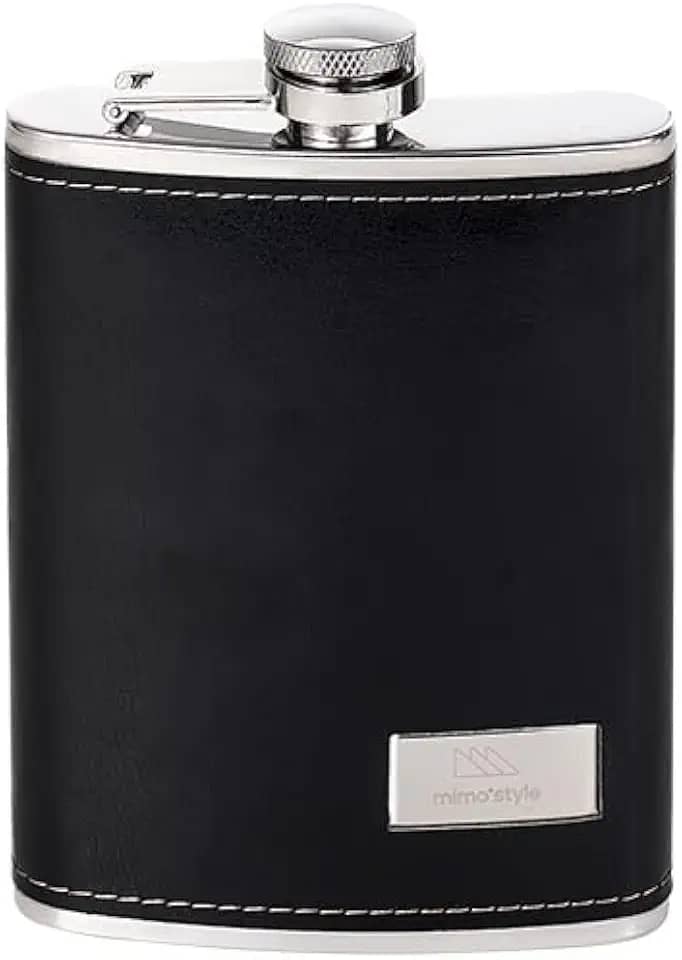 Mimo Style Cantil de Bolso para Whisky, Black