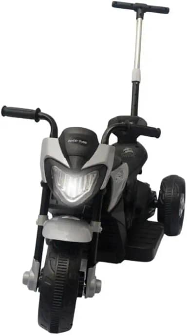 Mini Moto Esportiva Elétrica, Cor Cinza,Brinquedo de Passear,Veículos Elétricos Infantis Suporta até 30Kg