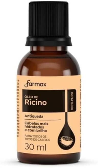 Farmax Óleo Capilar De Rícino Transparente 30 Ml