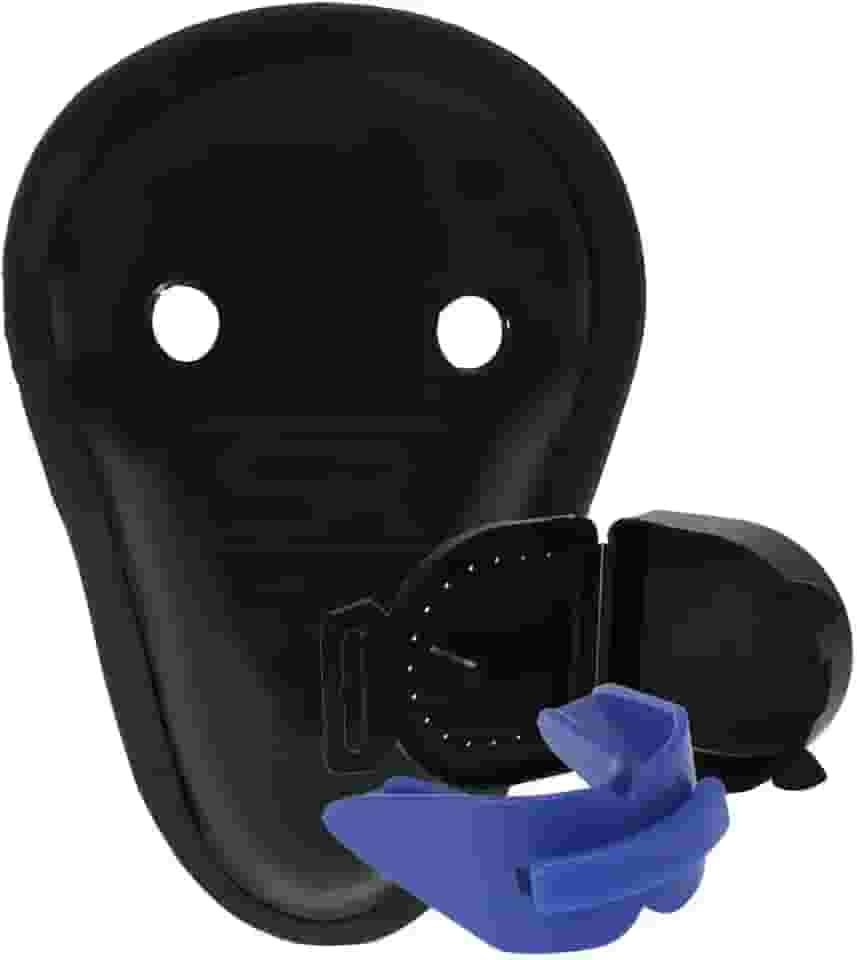 Protetor Genital Coquilha + Bucal Duplo C/Estojo Mma Boxe