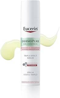 EUCERIN Sérum Facial Antiacne Dermo Pure Efeito Triplo 40ml, Antioleosidade, Antimanchas, Thiamidol, Peles Oleosas