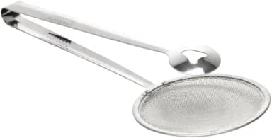 LYOR - Escumadeira com Pegador para Fritura de Aço Inox 28cm
