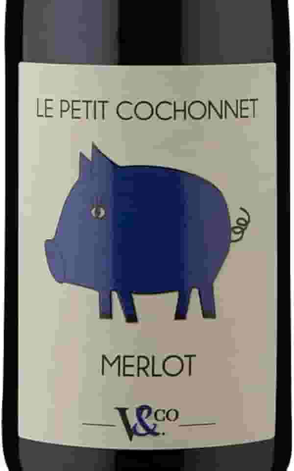 Vinho Tinto Francês Le Petit Cochonnet I.G.P. Pays dOc Merlot 750 ml