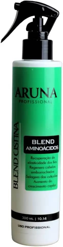 Reconstrutor Aruna Blend Cistina: 250ml - Recuperação da Elasticidade dos Fios, Regeneração de Cabelos Emborrachados e Selagem das Cutículas