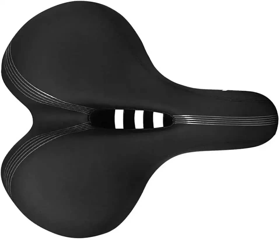 Selim Plus Size 2 Molas Airflow Comfort Elastomero High One Preto Cinza