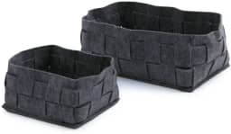 Oikos - Kit Cestos Feltro Retangulares 2 Peças