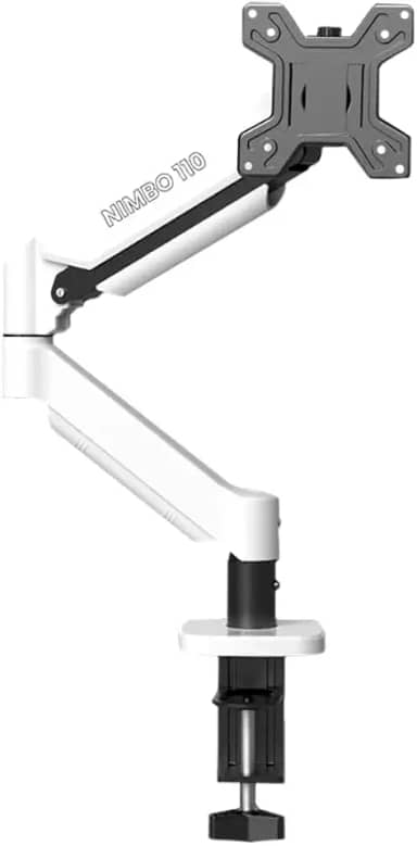 Suporte Articulado Para Monitor Zinnia Nimbo 110 | Pistão à Gás | 13 a 32 Polegadas | Branco | ZNO-ZNNBO110-WH01