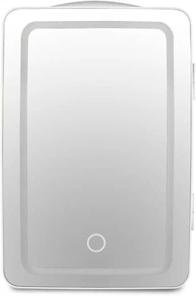 Mini Geladeira Espelhada com LED 6L Branco Trivolt 12V/110V/220V Multi - ED028