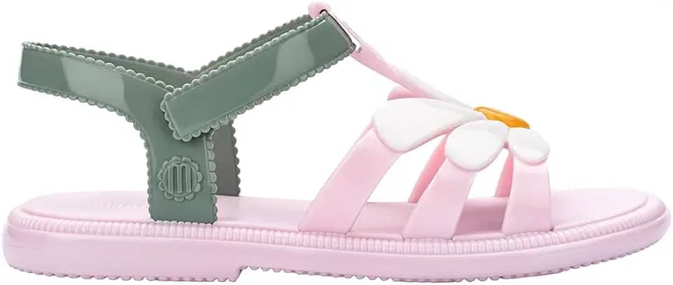 Mini Melissa Hip Bloomy Infantil Preto Branco 36188