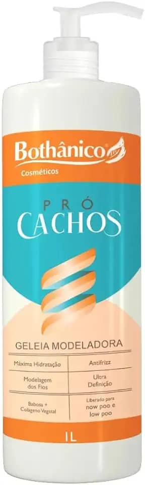 Geléia Pró Cachos 1L - Cabelos Cacheados, Hidratação, Redução de Frizz e Brilho | Bothânico Hair Cosméticos